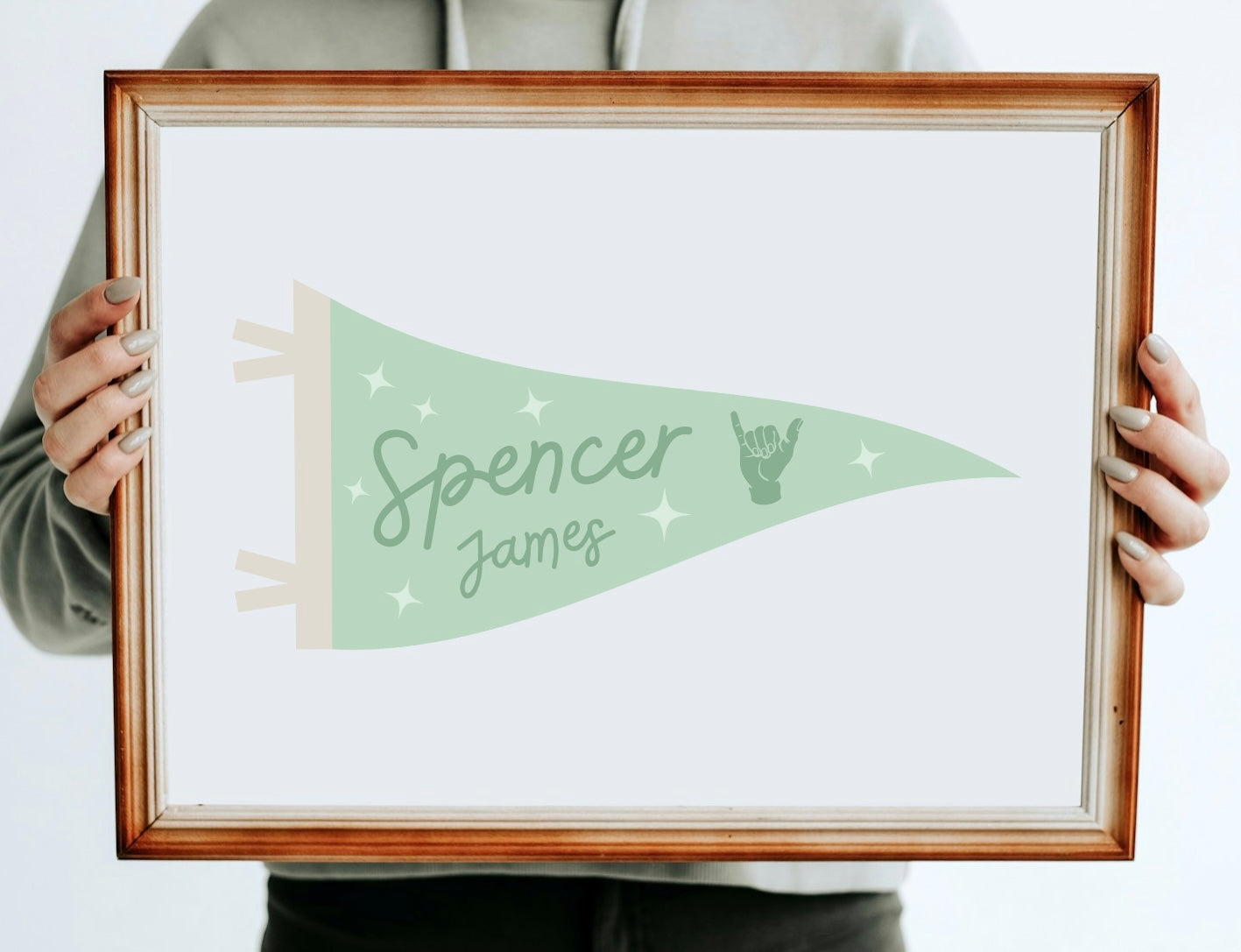 Pennant Banner Name print