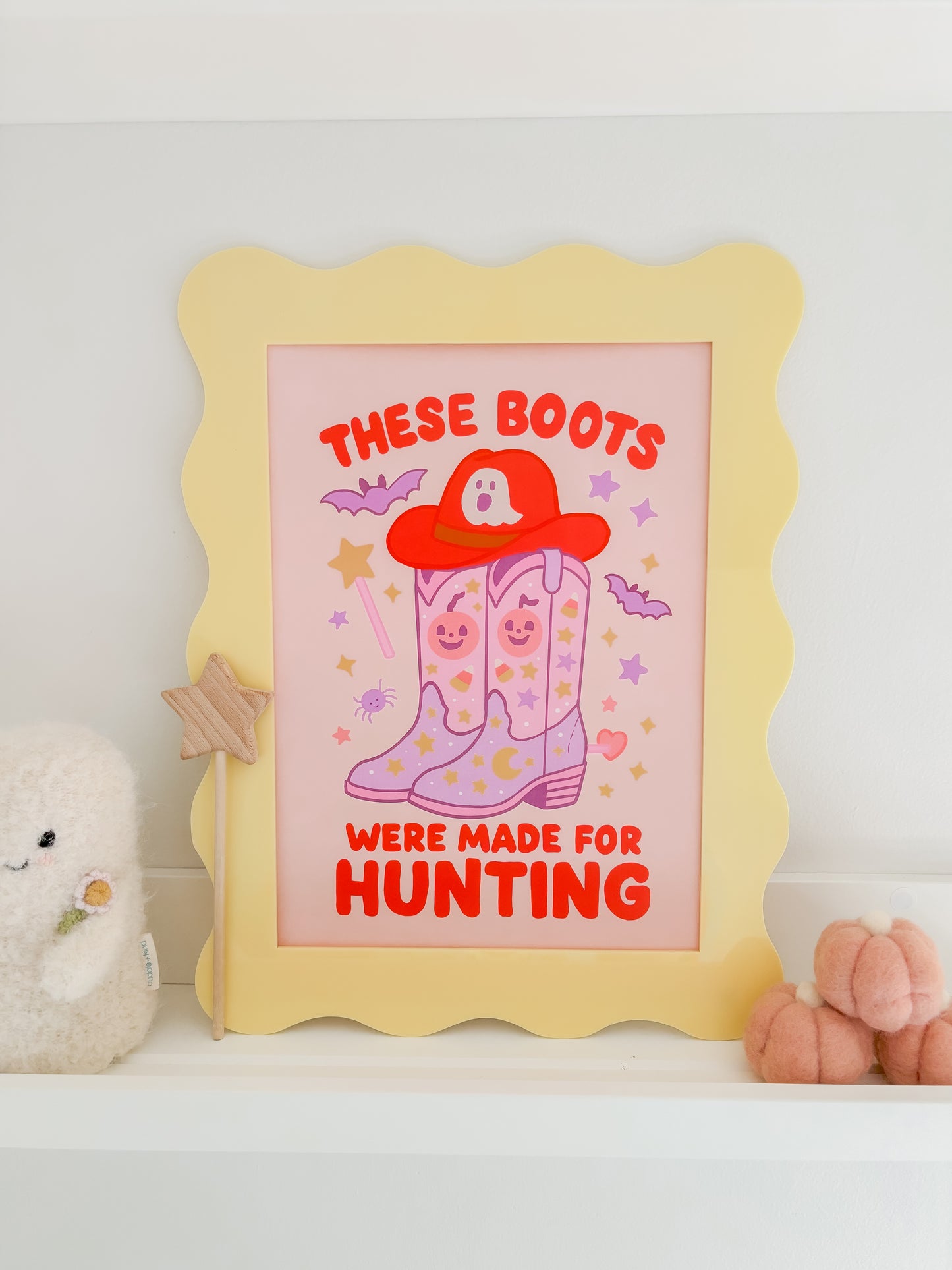 Haunted Boots Print