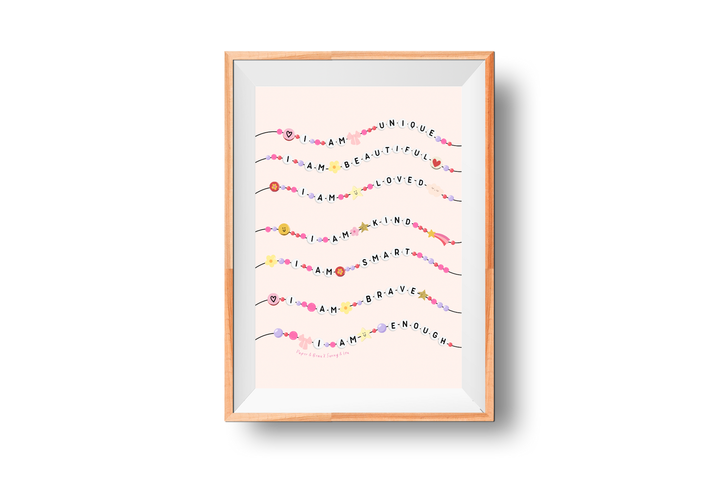 Sunny & Lou Collab ‘I am Loved’ Print
