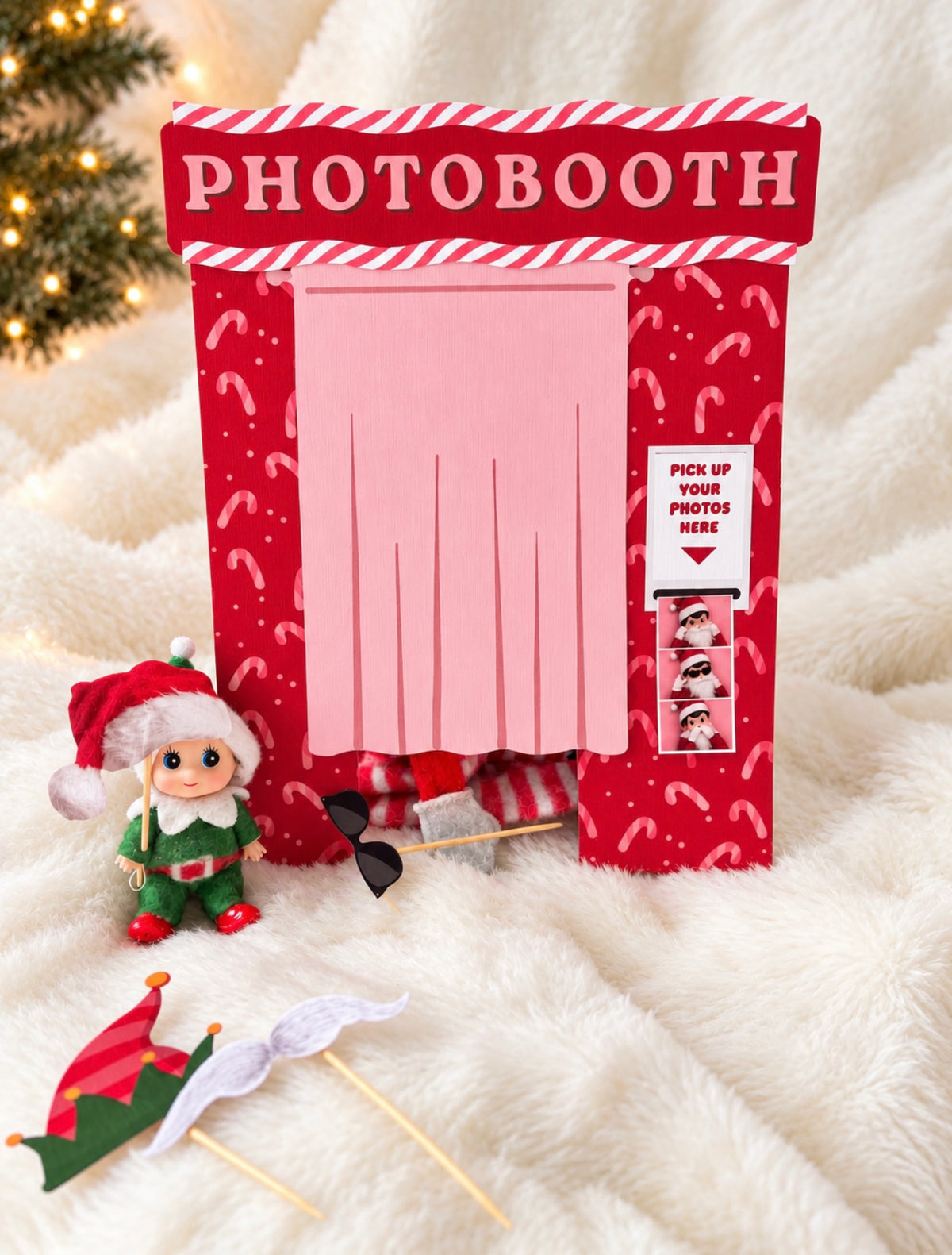 Elf Photo Booth Prop
