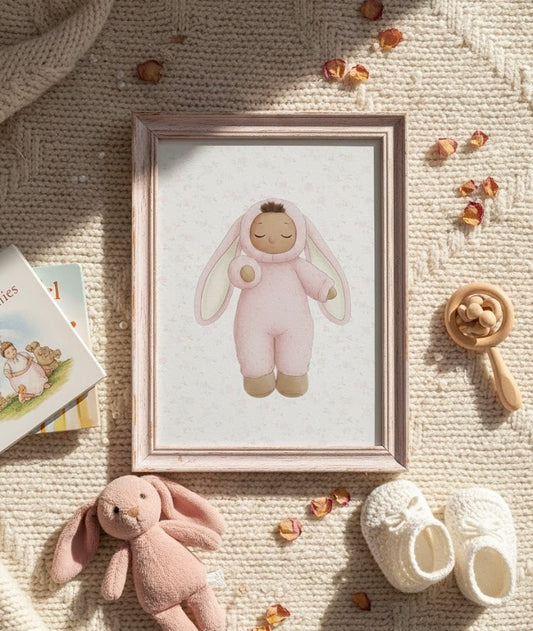 Personalised Stuffie Illustration - Custom Toy Print