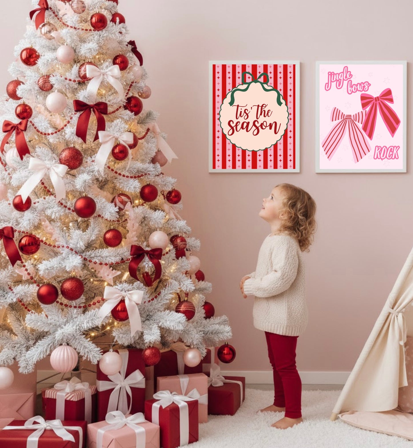 Jingle Bows Print