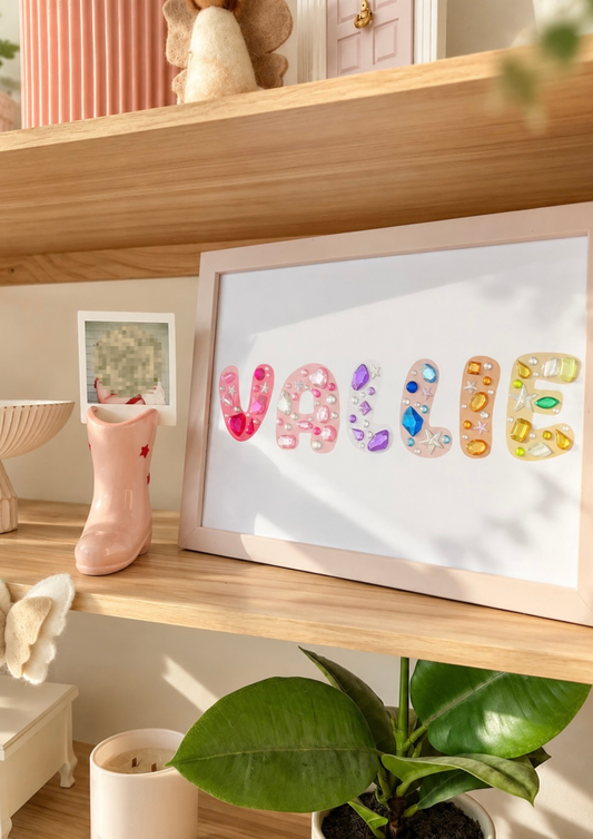 Gemstone Name Print