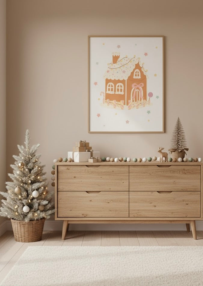 Pastel Gingerhouse Print