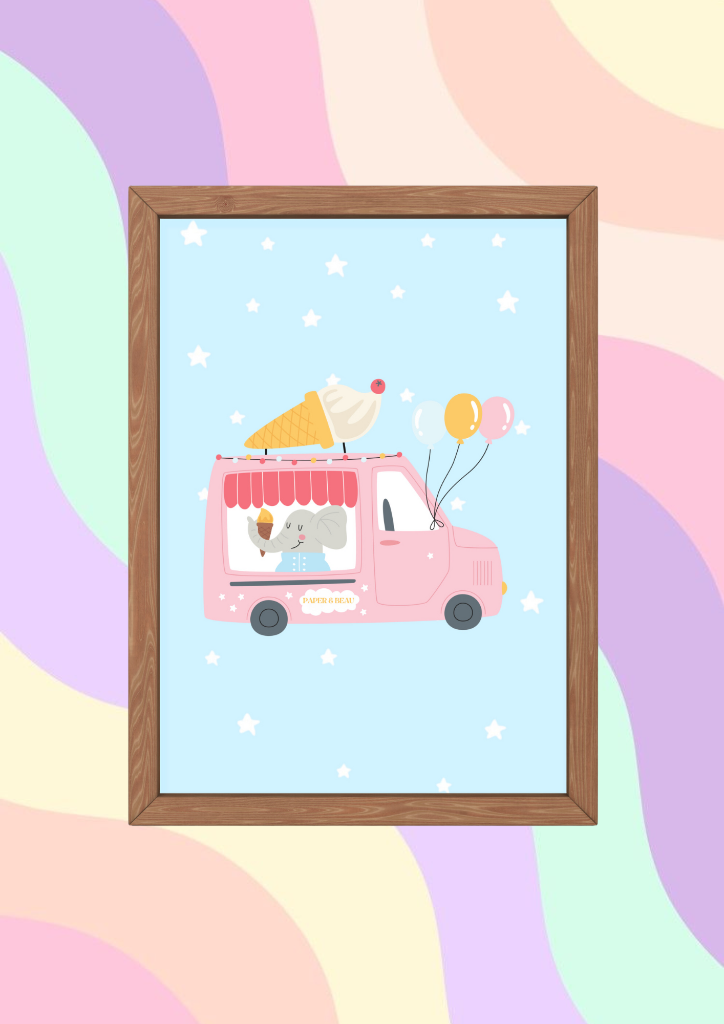 Ice Cream Truck Print