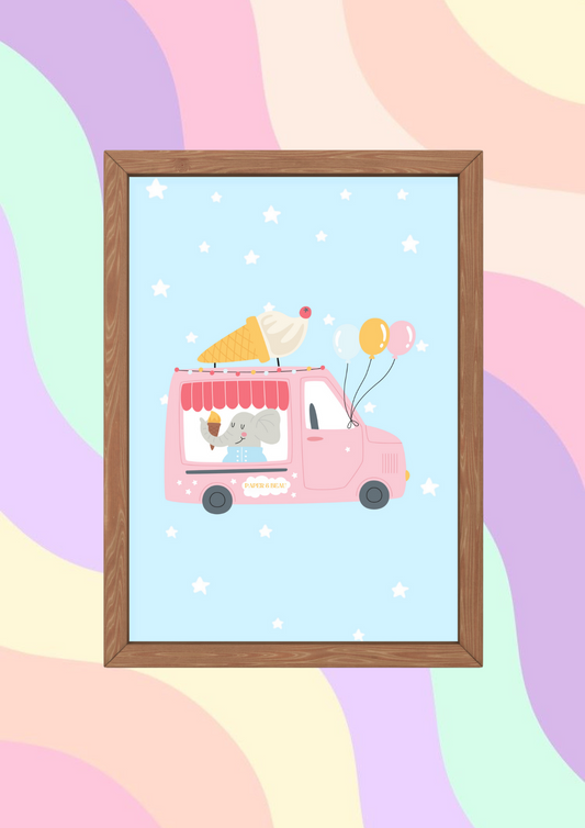 Ice Cream Truck Print