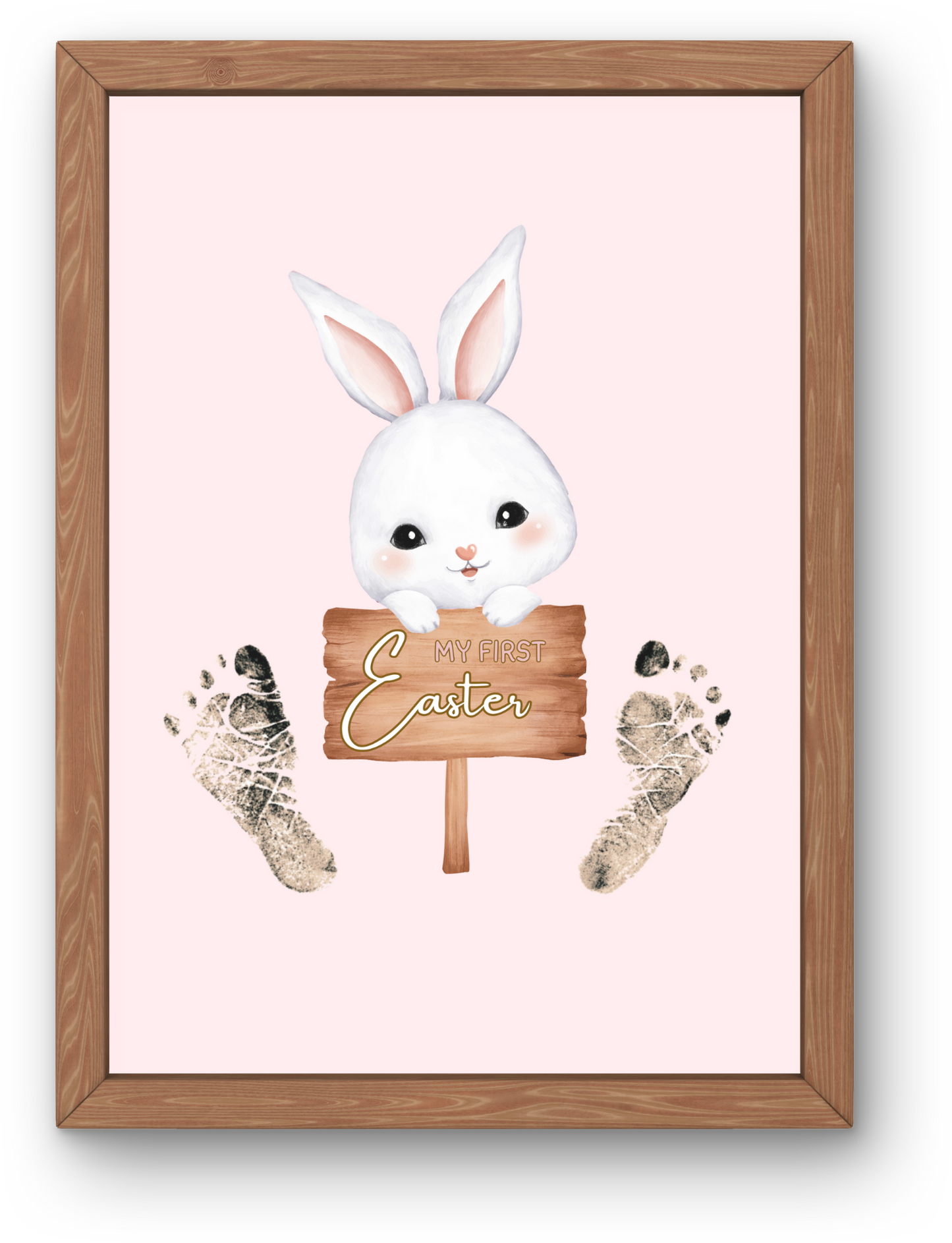 My First Easter Feet Print