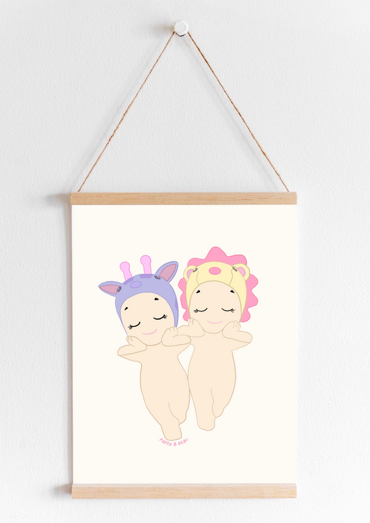 Dreaming Cuties Print