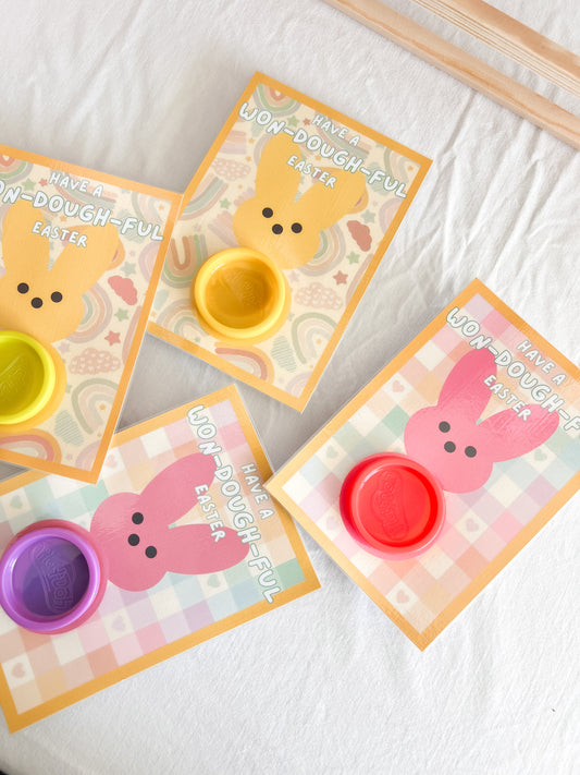 Peeps Bunny Playdough holder