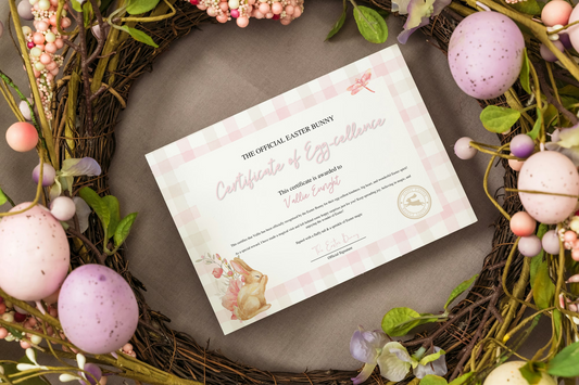 Easter Bunny Certificate