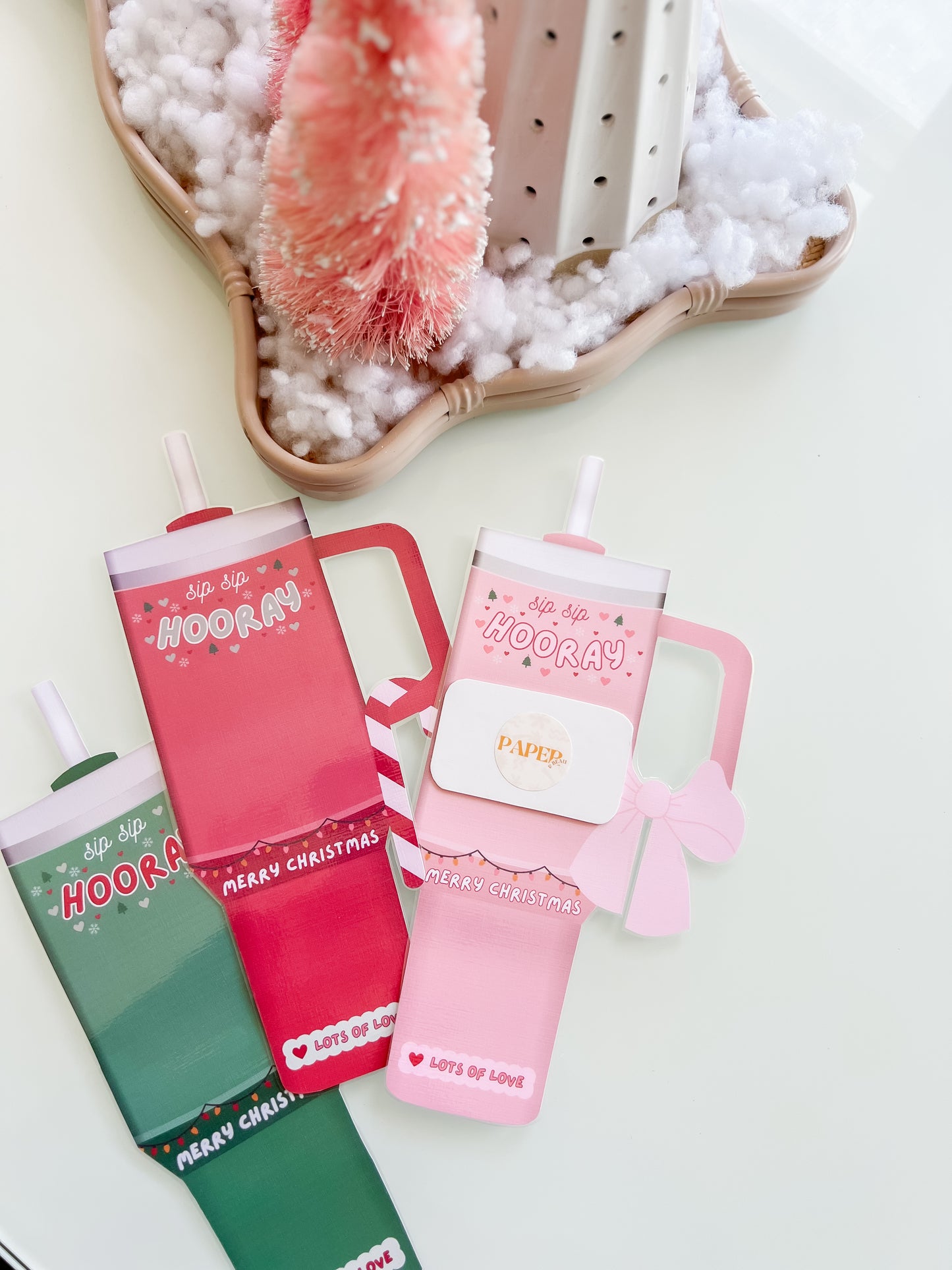 Sip & Gift Cup Card Holder