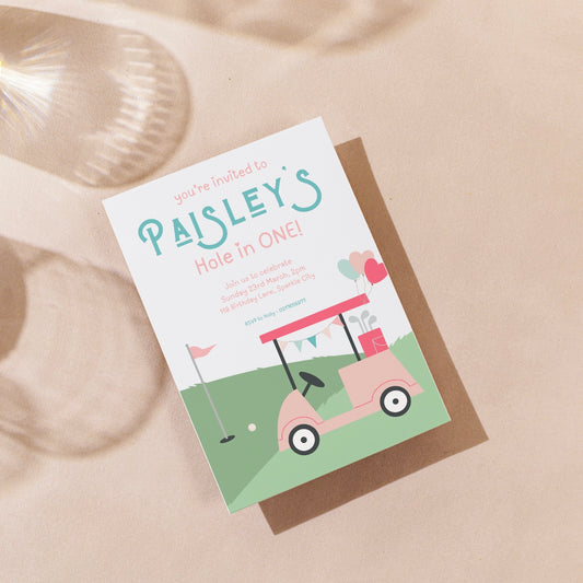 Hole in One Party Invitation