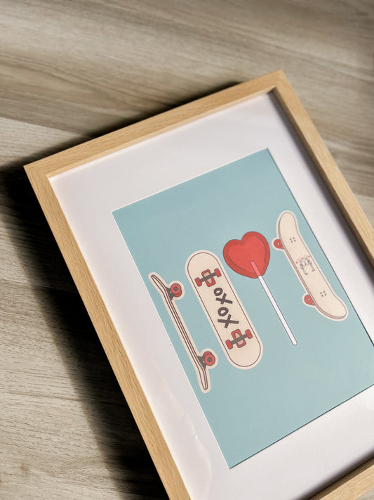 Rolling with Love Print