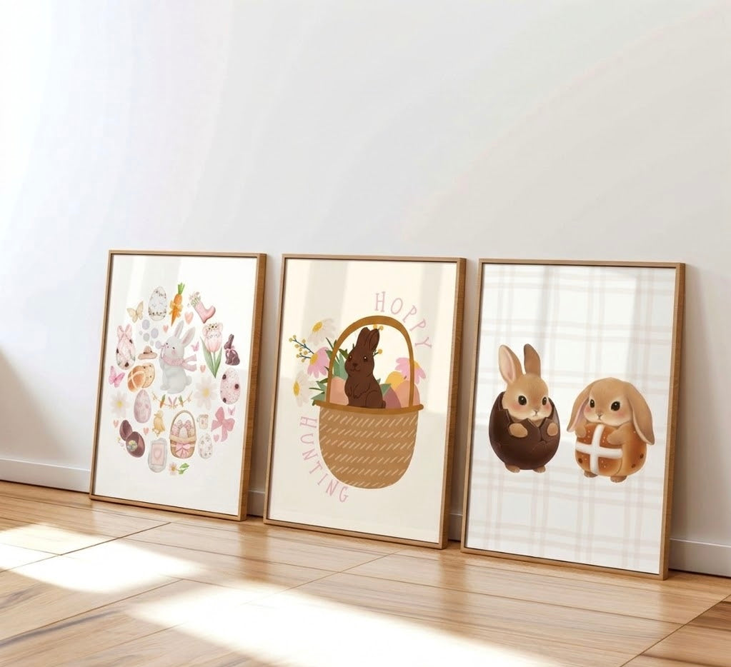 Hoppy Hunting Print