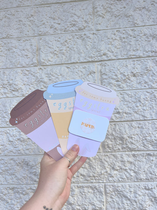 Easter Cup Gift Card Holder