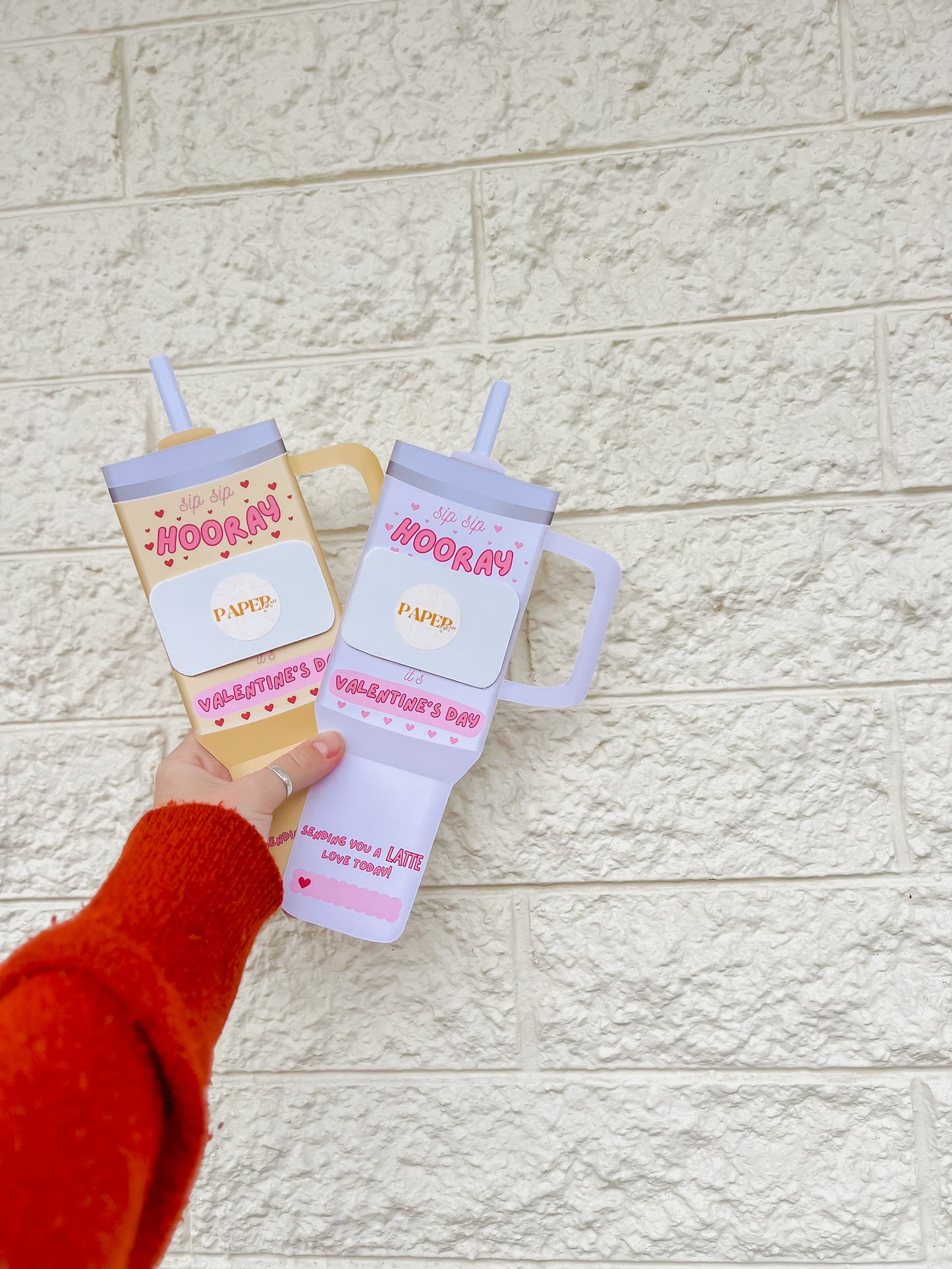 Sip & Gift Cup Card Holders