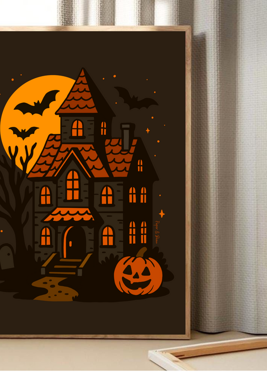 Haunted House Print