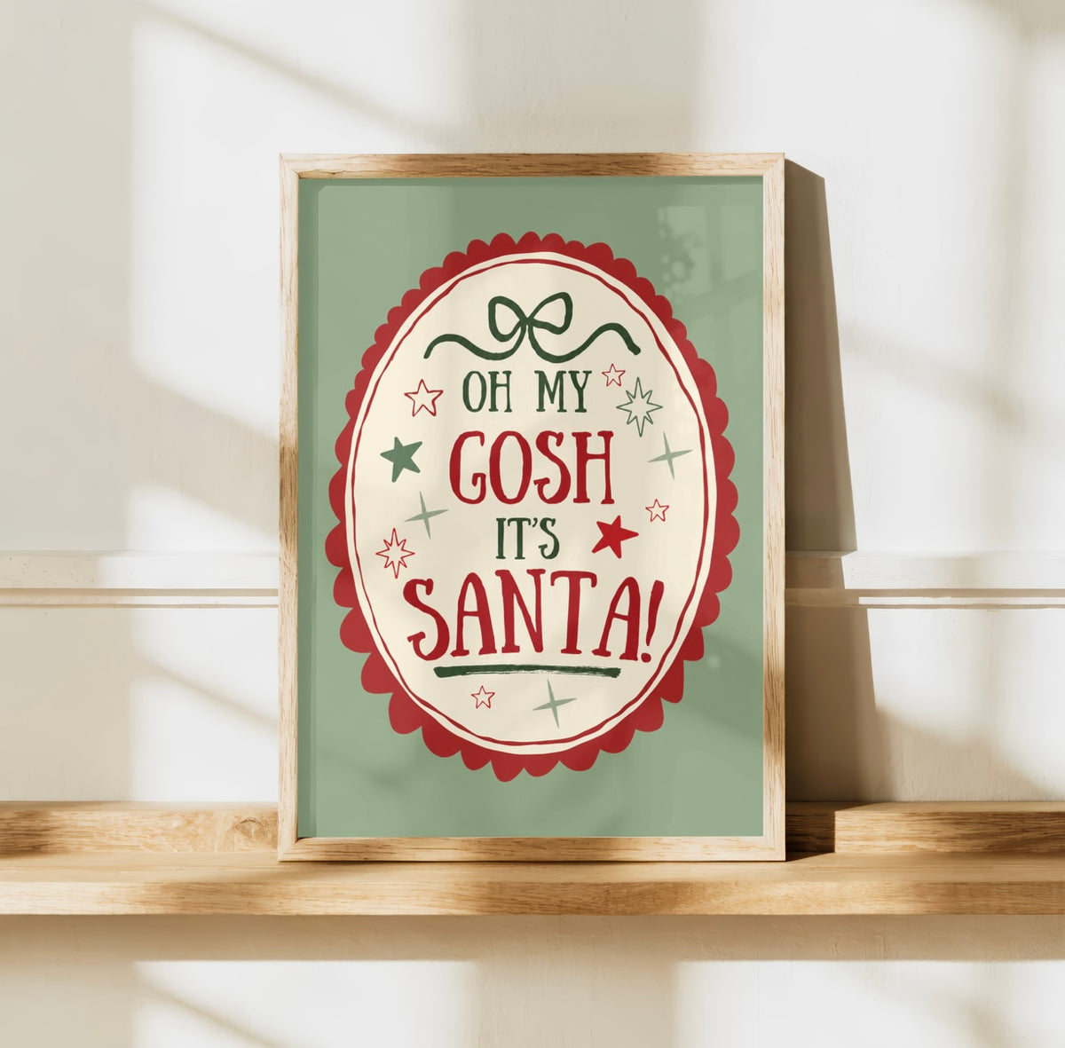 It’s Santa Print