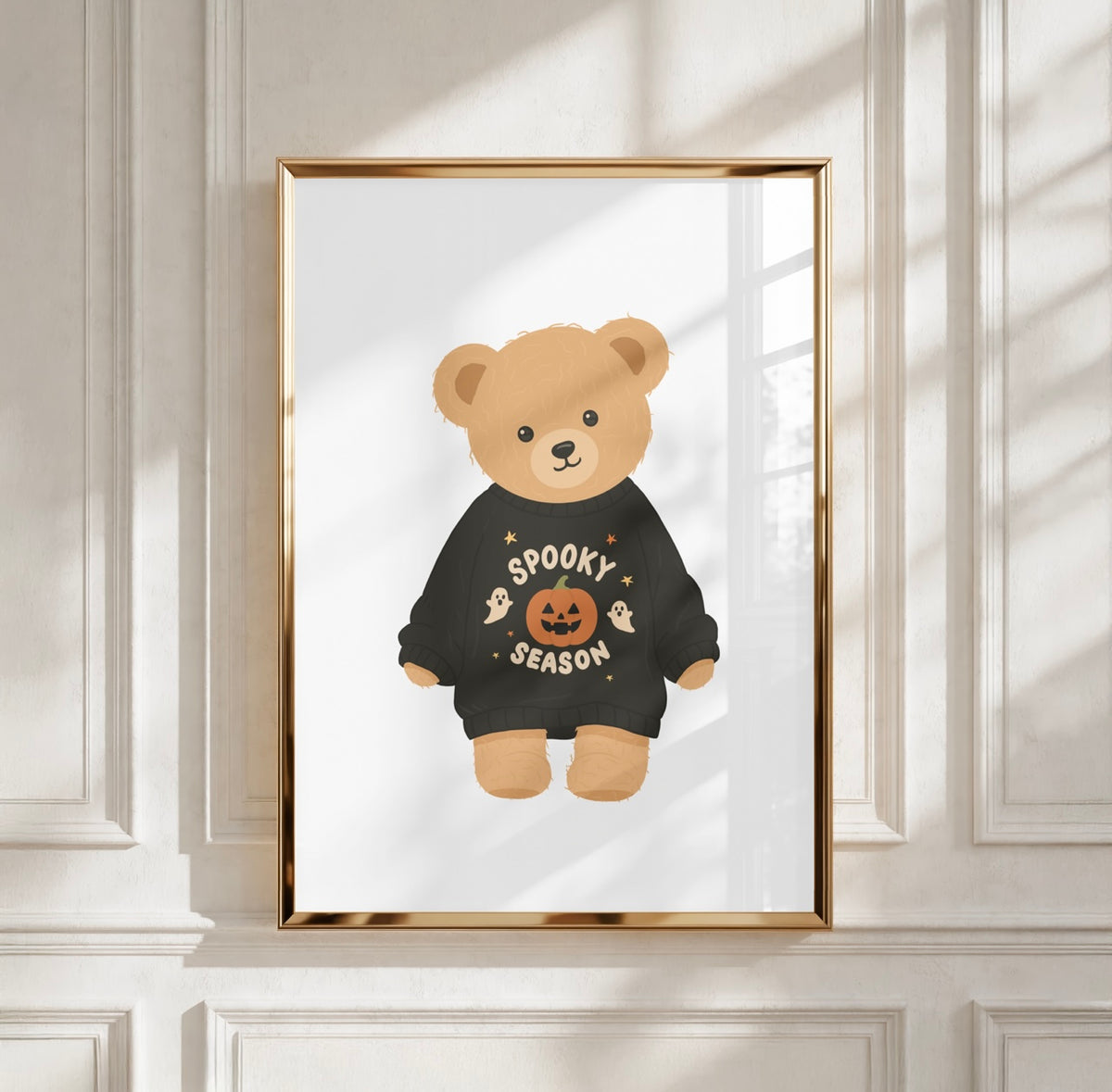 Spooky Season Bear Print