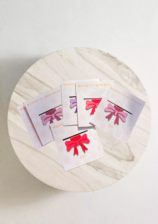 Magnetic Bow Bookmarks