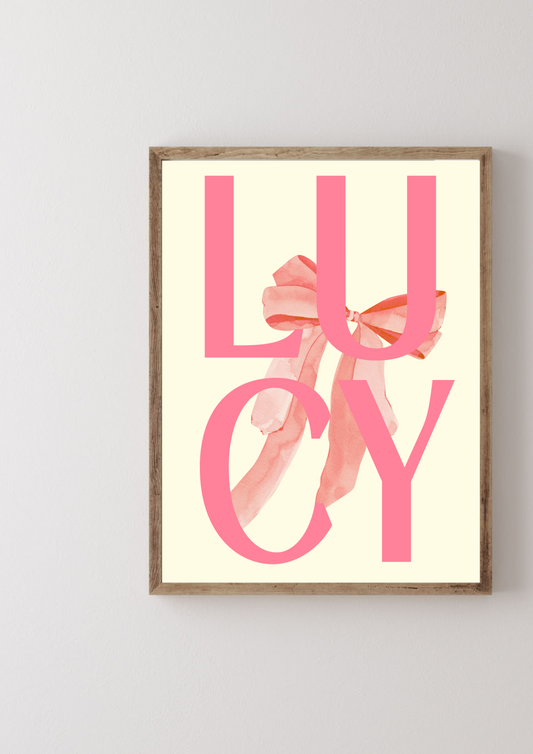 Name Block Print