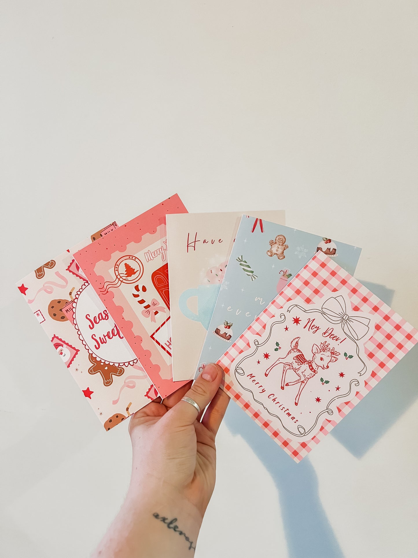 Set of 5 Christmas Cards