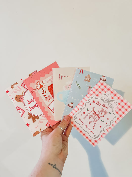 Set of 5 Christmas Cards