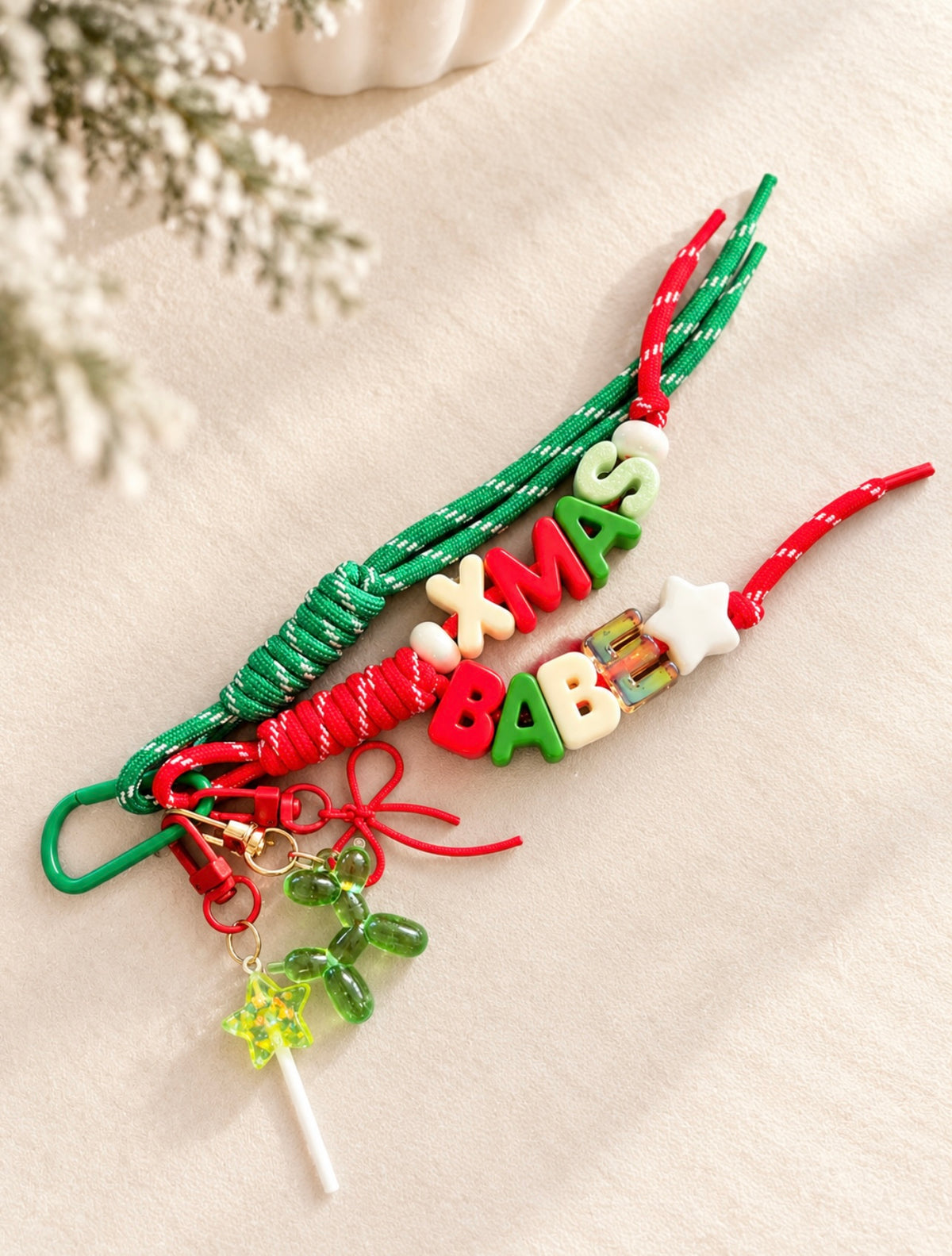 Xmas Babe Rope Charm
